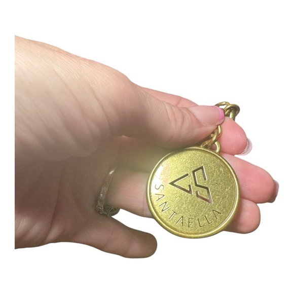 SANTAELLA Black Leather Valentina Tote Bag NWT - Picture 10 of 16